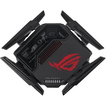 Asus игровой маршрутизатор ROG Rapture GT-BE98 90IG08F0-MO9A0V, 802.11ax, 10/100/1000 Mbit/s, 1 x RJ-45, 5G, MU-MiMO, 8 антенн (90IG08F0-MO9A0V)