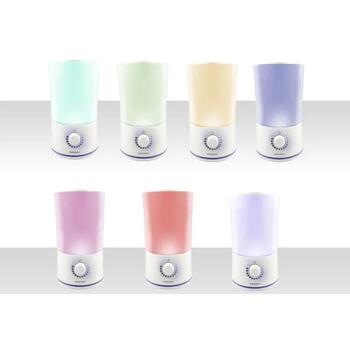 Beper 70.401 Аромадиффузор, 25 Вт, 2.4 л, 180 мл/ч, 7-цветная LED, ультразвук, автоотключение (70.401)