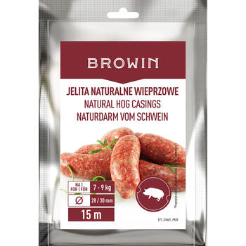 Browin Натуральные свиные оболочки 310601, 15м, 0.15кг, свиные оболочки (310601)