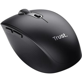 Trust Ozaa Мышь USB Оптическая WRL 24819, 3200 DPI, 6 кнопок, беспроводная, USB Type-A, Bluetooth, перезаряжаемая, тихий клик (24819)