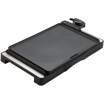 Jata Электрический гриль JEGR1246, 2000 W, 35,6 x 25,4 см, без PFOA, съемный термостат, противоскользящие ножки (JEGR1246)
