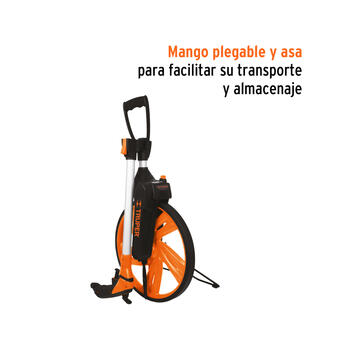 Mērritenis ar bremzi / odometrs, ø30cm, ODM-12 TRUPER (ODM-12)