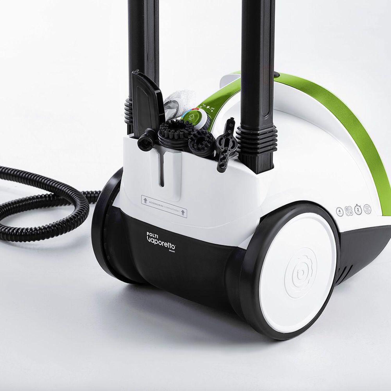 Polti tvaika tīrītājs PTEU0317 Smart 110 Eco, 1500W, 4bar, 2L, 110g/min, 120s, ECO funkcija, VaporForce birste (PTEU0317)