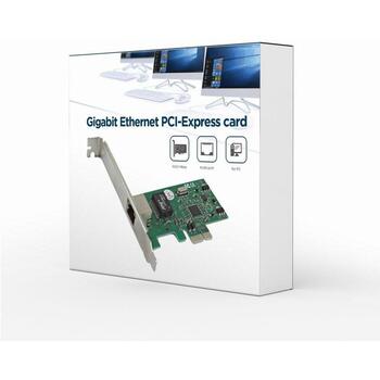 Gembird сетевая карта NIC-GX1, 1000 Mbit/s, 1 RJ45 порт, PCI Express, автоматическая настройка IRQ и I/O адреса (NIC-GX1)