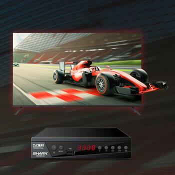 Manta ТВ тюнер DVBT005-SH, DVB-T, 720P, 1080i, 1080P, HDMI, Scart, коаксиальный, USB, антенна, пульт дистанционного управления (DVBT005-SH)