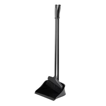 Sauber Совок с щеткой на длинной ручке Black 24801086, 90x25x28см, пластик (24801086)