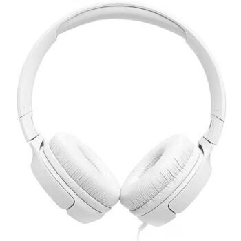 JBL Tune on-ear austiņas ar USB, baltas (JBLT520CWHT)
