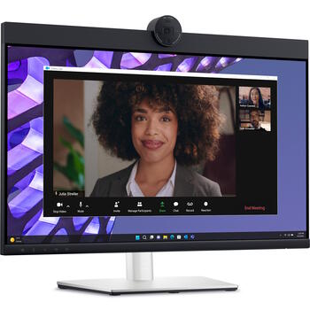 Монитор 24″ IPS FHD 60 Гц с камерой для видеоконференций P2424HEB 1920×1080 8 мс 250 кд м² HDMI Черный Серебристый 210 BKVC Dell (210-BKVC)