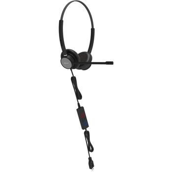 Tellur Voice 320 Wired Headset TLL411005, 130g, 2.2m, 106dB, 32Ω, USB, USB-C, бинауральные, активное шумоподавление (TLL411005)