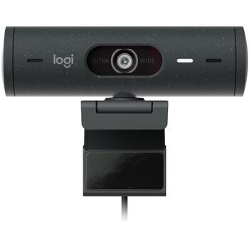 Logitech WEBCAM BRIO 505 960-001459, 1920x1080, 4MP, 90°, 4x цифровое увеличение, 1.5m кабель, шторка конфиденциальности (960-001459)