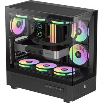 Gamemax Kaste NEX C51 BK, 1+1 x 3.5