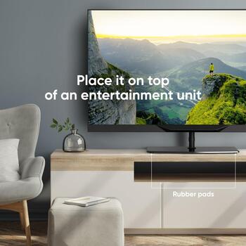 Onkron televizora statīvs TS5065-B, 30-60 collu, maksimālā slodze 41 kg, VESA 100x100-400x400 mm, melns (TS5065-B)