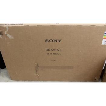 Sony televizors K75S35B.CEISO, 189cm, 4K UHD, Google TV, Direct LED, 3840x2160, 50Hz, Dolby Vision, DVB-T2, 4x HDMI, 2x USB, Wi-Fi (K75S35B.CEISO)