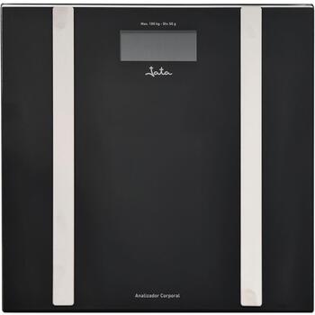 Jata Весы HBAS2531, 180кг, 4-значный LCD, 4 датчика, определение костной, мышечной, жировой массы, ИМТ, 8 пользователей (HBAS2531)