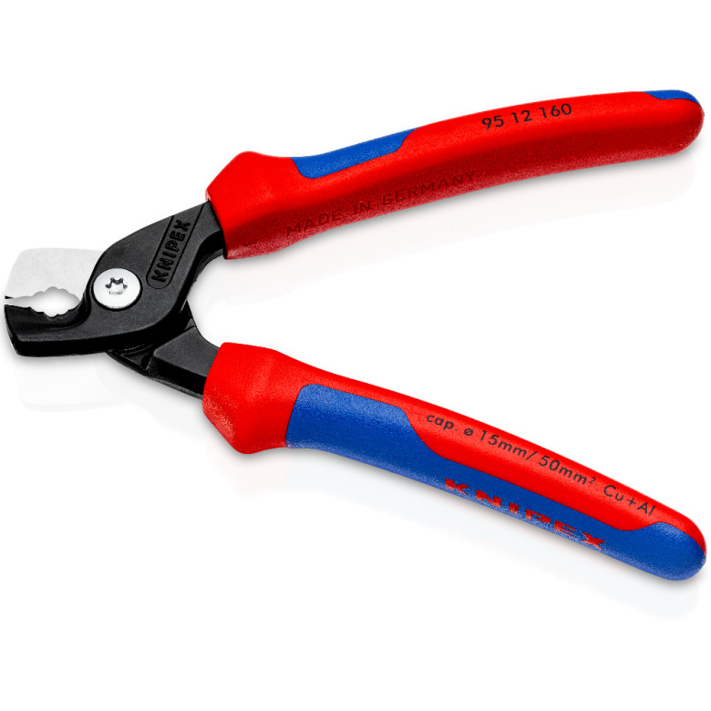 Резак для кабеля StepCut D15мм/50мм2 DR 9512160SB KNIPEX (95 12 160 SB)