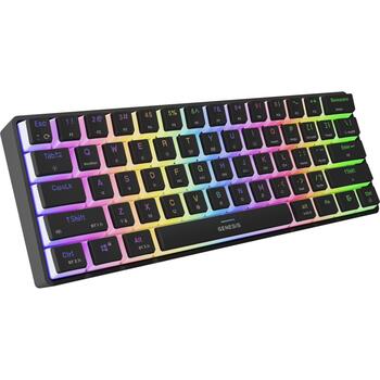 Genesis THOR 660 G2 игровая клавиатура, NKG-1916, 2.4GHz, Bluetooth, USB-C, 61 клавиша, RGB, линейный, черный (NKG-1916)