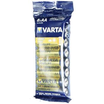 Varta 4106101328 vienreizlietojamā AA sārma baterija, 1,5 V, LR6, 8 gab., zila/dzeltena (4106101328)
