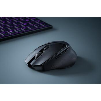 Razer ergonomiska bezvadu spēļu pele Basilisk Mobile RZ01-04310100-R3G1, 18000 DPI, 10 pogas, 76 g, RGB apgaismojums (RZ01-04310100-R3G1)