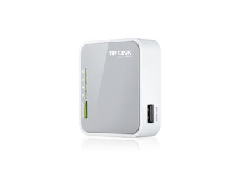 TP-Link TL-MR3020 портативный 3G/4G беспроводной N300 маршрутизатор 150 Mbps 2.4 – 2.4835 GHz Белый (TL-MR3020)