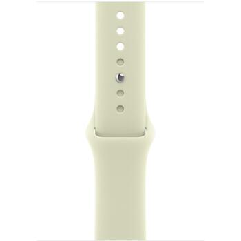 Apple Sport Band ремешок для часов MJW04ZM/A, 46мм, S/M 140-190мм, бледно-суккулентный, высокопроизводительная резина, умные часы (MJW04ZM/A)