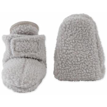 Lodger Teddy тапочки SLT 329_3-6, 3-6M, 100% полиэстер, серые, липучка, осень/зима (SLT 329_3-6)