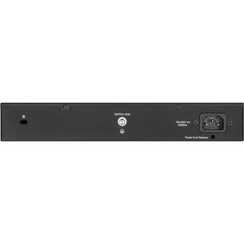 D-Link коммутатор GO-SW-16G/E, 16x 10/100/1000 Мбит/с, 32 Гбит/с, L2, неуправляемый, 1U, черный, металл (GO-SW-16G/E)