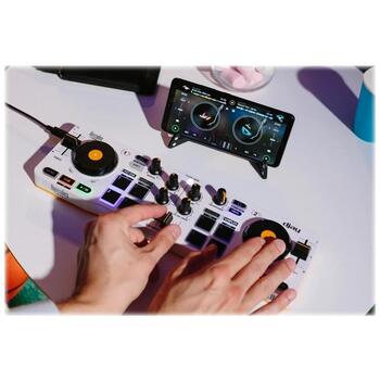 Hercules DJControl Mix 4780921, 2-канальный, USB подключение, Bluetooth, колонки (4780921)