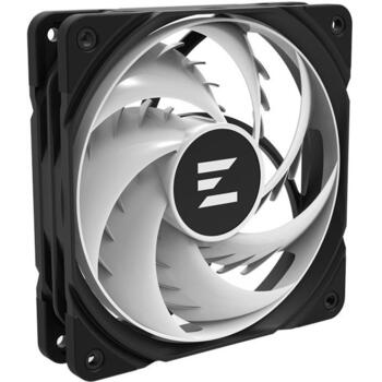 Zalman ZM-AF120 ARGB BLACK, 120mm корпусный вентилятор, 600-2000 об/мин, 69,12 CFM, 2,01 мм H2O, гидроподшипник, 4-контактный (ZM-AF120 ARGB BLACK)