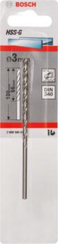 Urbjmašīnām/skrūvgriežiem GARŠ SLĪPĒTS HSS SPIRĀLVEIDA URBIS BOSCH 2608595676 (2608595676)