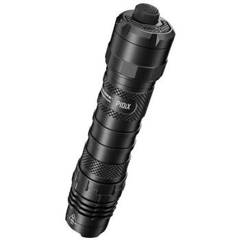 Nitecore P10IX, rokas lukturis, 4000 lm, 4 x CREE XP-L2 V6, 158 m, IP68, alumīnija, 5000 mAh, USB, 1 m, 2 m (P10IX)