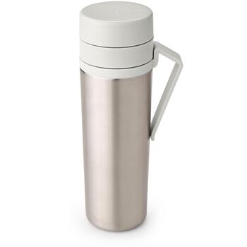 Brabantia Make & Take термокружка 228667, 0,5л, нержавеющая сталь, горячее 6ч, холодное 12ч, 100% герметичная (228667)
