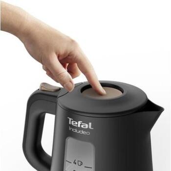 Tefal KI533811 Электрический чайник, 2400 W, 1 L, пластик, 360° поворотная база, черный (KI533811)
