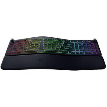 Razer Pro Type Ergo RZ03-05440100-R3M1 клавиатура, беспроводная, Bluetooth, USB-C, QWERTY US, ножнично-мембранный переключатель (RZ03-05440100-R3M1)