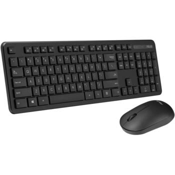 Asus CW100 клавиатура и мышь, 90XB0700-BKM0S0, 10м, 3 кнопки, 1600 DPI, черный (90XB0700-BKM0S0)