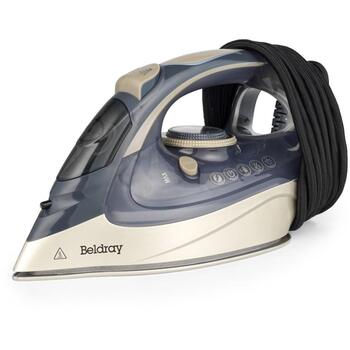 Beldray Powerlite BEL01621FVDE gludeklis, 3200W, keramikas zole, 200g/min tvaiks, 320ml, vertikālais tvaiks, pretpilēšana (BEL01621FVDE)