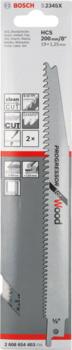 2 zobenzāģa asmeņi S 234 XF (Progressor), Zobenzāģiem ZOBENZĀĢA ASMENS S 2345 X PROGRESSOR FOR WOOD, 2608654403, BOSCH (2608654403)