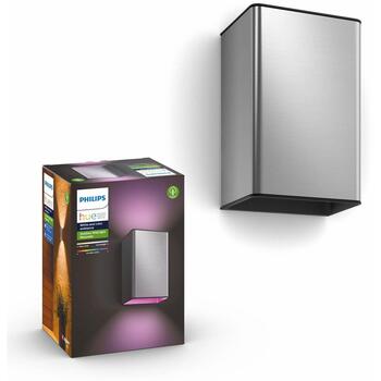 Philips Hue уличный настенный фонарь WCA Resonate 8718696174395, 8Вт, 1180лм, 2000-6500К, IP44, LED, Bluetooth/Zigbee (8718696174395)