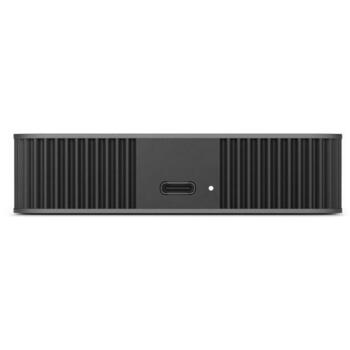 Lacie Внешний HDD 4TB STLR4000400 USB Type-C, 3.2 Gen 1, серый, защита паролем, 5000 Mbit/s (STLR4000400)