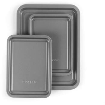 Salter Формы для выпечки BW14464, 3 шт., 2.5cm × 23.4cm × 31.3cm, углеродная сталь, антипригарное покрытие (BW14464)