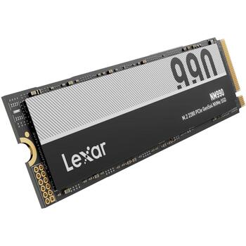 Lexar NM990 4 TB M.2 PCI Express 5.0 NVMe LNM990X004T-RNNNG, 4000 GB, 14000 MB/s, 11000 MB/s, 3000 TBW, 2000000 IOPS, 1500000 IOPS (LNM990X004T-RNNNG)