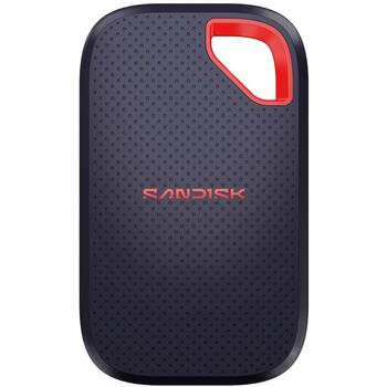 Sandisk внешний SSD SDSSDE70-4T00-G25, 4000GB, 2000MB/s, USB 3.2 Gen 2x2, USB Type-C, IP65, 256-бит AES, ударопрочный (SDSSDE70-4T00-G25)