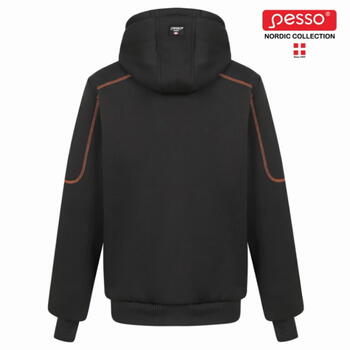 Pesso Куртка с капюшоном Portland PORTLAND_P-L, L, 420г/м², 65% полиэстер 35% хлопок, 2 кармана, молния, капюшон (PORTLAND_P-L)