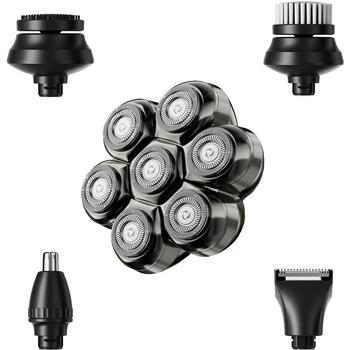 Manta Trimmeris HS-02CH, 3-7mm, IPX7, 5 uzgaļi, USB-C uzlāde, akumulatora darbības laiks 90 min (HS-02CH)