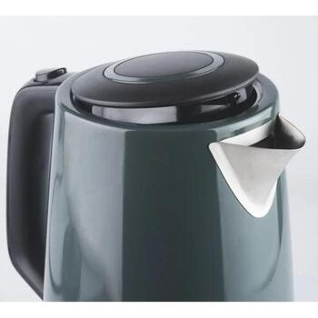 Zelmer Электрический чайник ZCK7921G 71505025P, 2200 W, 1.7 л, серый, автоматическое отключение, защита от перегрева (71505025P)