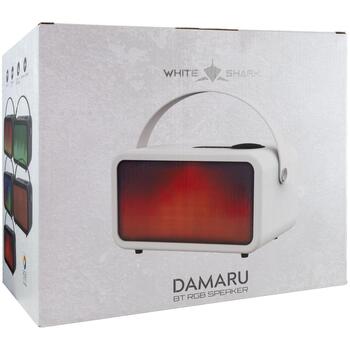 White Shark Bluetooth колонка GBT-630-W, 30 W, 50 Hz-20 kHz, ≥97 dB, 6 ч, 2,75 дюйма + 4 дюйма динамики, RGB LED (GBT-630-W)