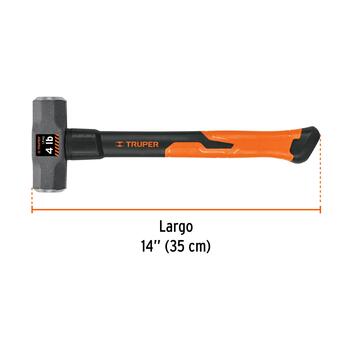 Veseris ar stiklšķiedas kātu 1.81kg TRUPER (MD-4F)
