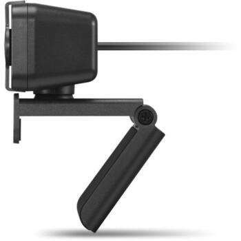 Lenovo веб-камера Essential, 4XC1S15018, 1920 x 1080, 30 кадров/с, шторка конфиденциальности, угол обзора 85°, поддержка штатива (4XC1S15018)