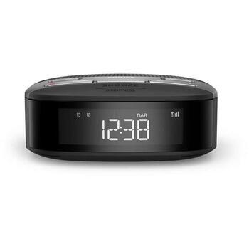 Philips радиобудильник TAR3505/12, DAB+/FM, 2 будильника, LCD, 1 Вт, 20 предустановок, таймер сна, черный (TAR3505/12)