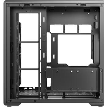 Deepcool datora korpuss CG590 MESH 2F R-CG590MESH-BKANA2-G, Mid Tower, melns, rūdīts stikls, 7 paplašināšanas sloti, 1+1x3.5