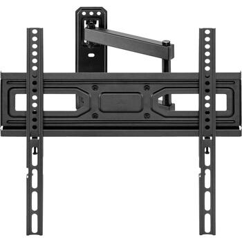 Sbox televizora kronšteins PLB-3644-2, 32-55'', 35kg, 100x100-400x400, +3°/-15°, 90° griešanās, melna (PLB-3644-2)
